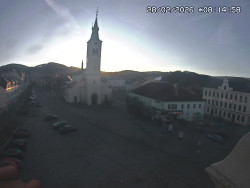 Náměstí, koste sv. Markéty