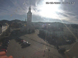 Náměstí, koste sv. Markéty