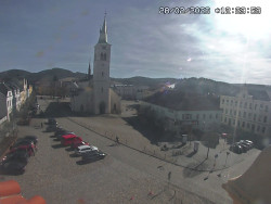 Náměstí, koste sv. Markéty