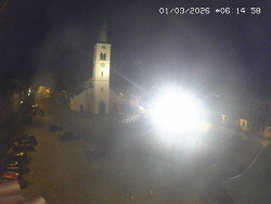 Náměstí, koste sv. Markéty