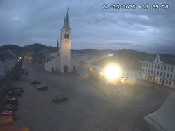 Náměstí, koste sv. Markéty