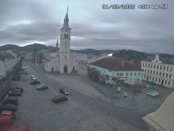 Náměstí, koste sv. Markéty