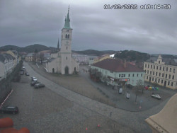 Náměstí, koste sv. Markéty