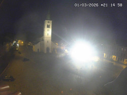 Náměstí, koste sv. Markéty