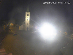 Náměstí, koste sv. Markéty