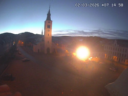 Náměstí, koste sv. Markéty