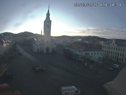 Náměstí, koste sv. Markéty