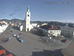 Náměstí, koste sv. Markéty