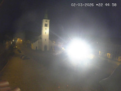 Náměstí, koste sv. Markéty