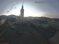 Náměstí, koste sv. Markéty