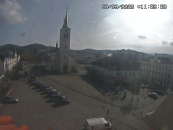 Náměstí, koste sv. Markéty