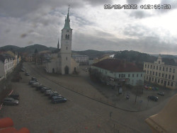 Náměstí, koste sv. Markéty