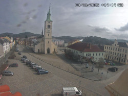 Náměstí, koste sv. Markéty