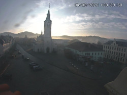 Náměstí, koste sv. Markéty