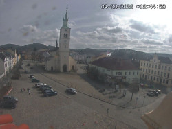 Náměstí, koste sv. Markéty