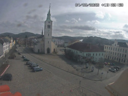 Náměstí, koste sv. Markéty