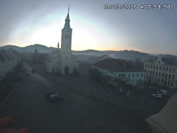 Náměstí, koste sv. Markéty