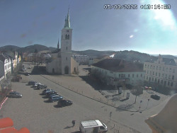 Náměstí, koste sv. Markéty