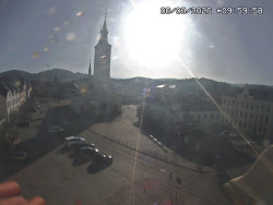 Náměstí, koste sv. Markéty