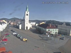 Náměstí, koste sv. Markéty