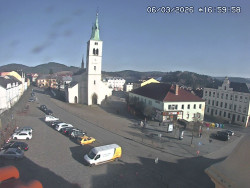 Náměstí, koste sv. Markéty