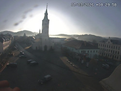 Náměstí, koste sv. Markéty