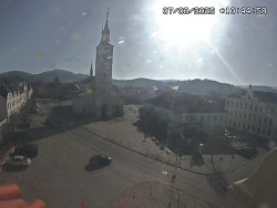 Náměstí, koste sv. Markéty