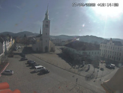 Náměstí, koste sv. Markéty