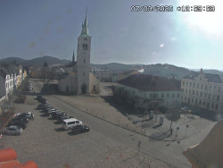 Náměstí, koste sv. Markéty