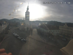 Náměstí, koste sv. Markéty