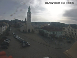 Náměstí, koste sv. Markéty