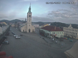 Náměstí, koste sv. Markéty