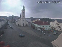 Náměstí, koste sv. Markéty