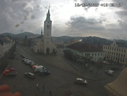 Náměstí, koste sv. Markéty