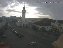 Náměstí, koste sv. Markéty