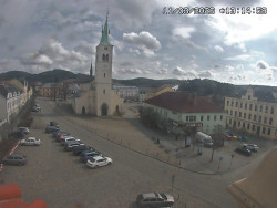 Náměstí, koste sv. Markéty