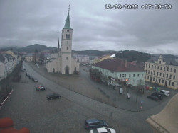 Náměstí, koste sv. Markéty