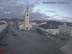 Náměstí, koste sv. Markéty