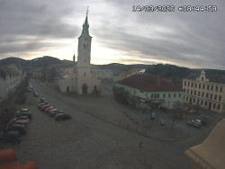 Náměstí, koste sv. Markéty