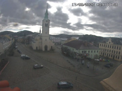 Náměstí, koste sv. Markéty