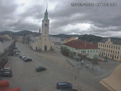 Náměstí, koste sv. Markéty