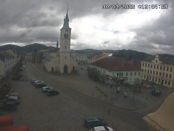 Náměstí, koste sv. Markéty