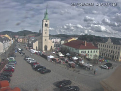 Náměstí, koste sv. Markéty