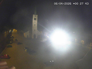 Město Kašperské Hory - Náměstí, koste sv. Markéty - 6.4.2026 v 00:30