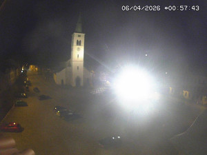 Město Kašperské Hory - Náměstí, koste sv. Markéty - 6.4.2026 v 01:00