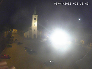 Město Kašperské Hory - Náměstí, koste sv. Markéty - 6.4.2026 v 02:15