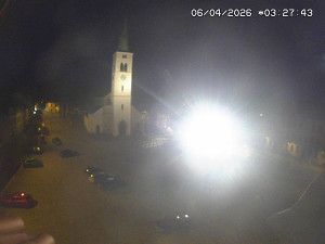 Město Kašperské Hory - Náměstí, koste sv. Markéty - 6.4.2026 v 03:30