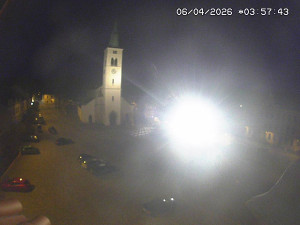 Město Kašperské Hory - Náměstí, koste sv. Markéty - 6.4.2026 v 04:00