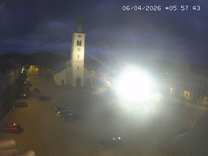Město Kašperské Hory - Náměstí, koste sv. Markéty - 6.4.2026 v 06:00