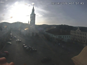 Město Kašperské Hory - Náměstí, koste sv. Markéty - 6.4.2026 v 08:00